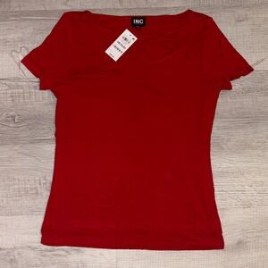 INC International Concepts Women's Scarlet Tee